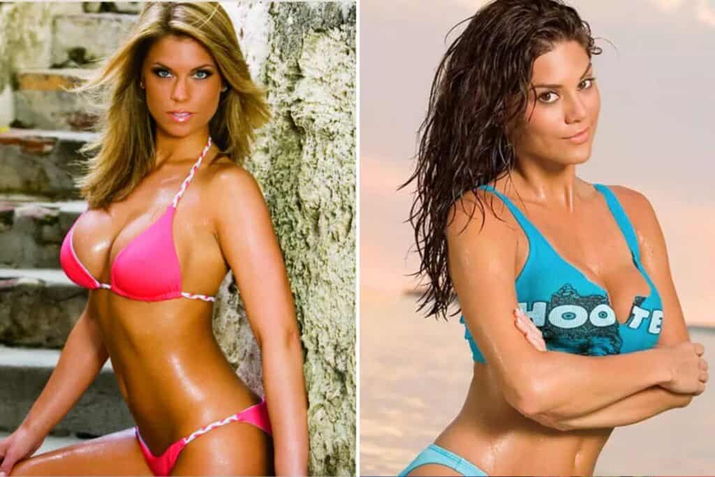 Photo of hottest Hooters girls Aimee Chuhaloff Ambriz and Anna Burns