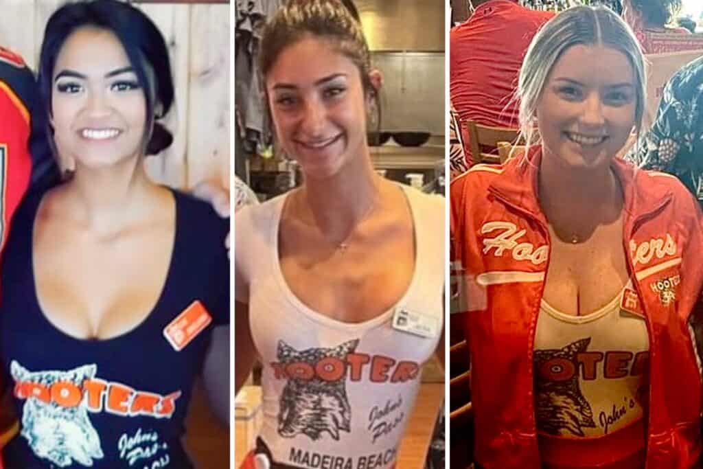 Phots of Hooters Girls from Hooters John's Pass in Mediera Beach, Fl 
