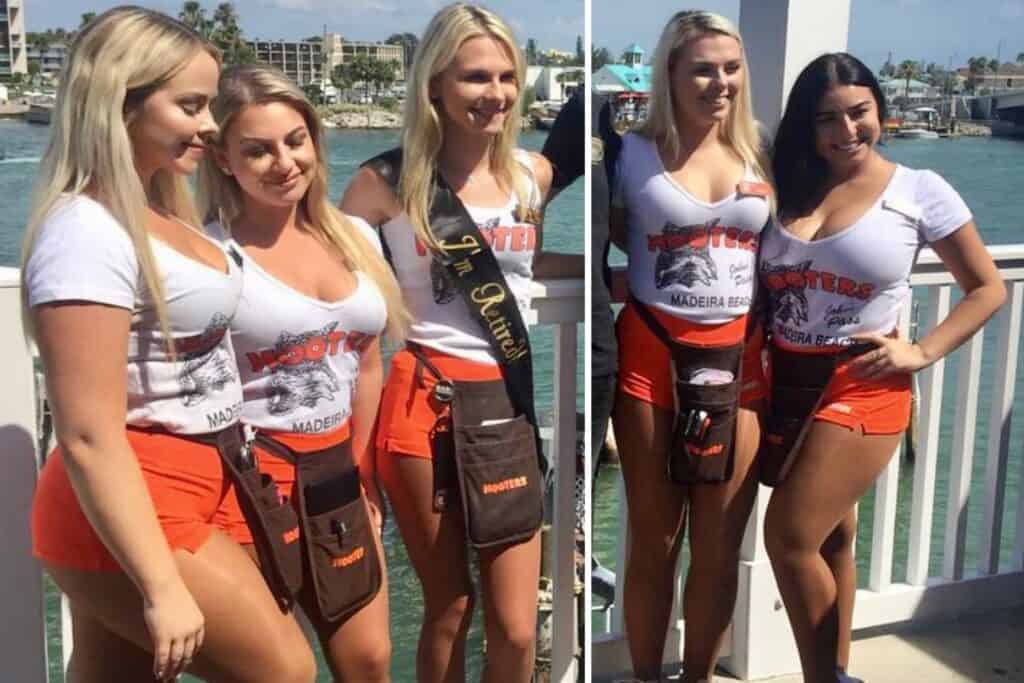 Phots of Hooters Girls from Hooters John's Pass in Mediera Beach, Fl 